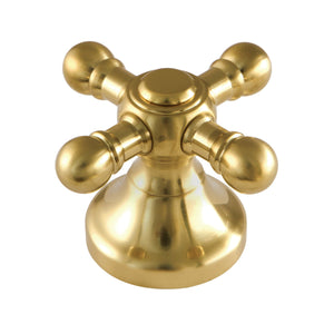 Buckingham KBH2637BX Metal Cross Handle, Brushed Brass