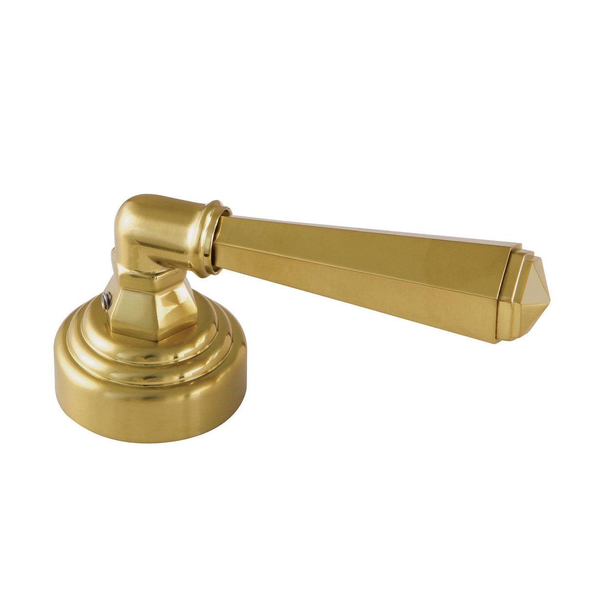 Metropolitan KBH2637HL Metal Lever Handle, Brushed Brass