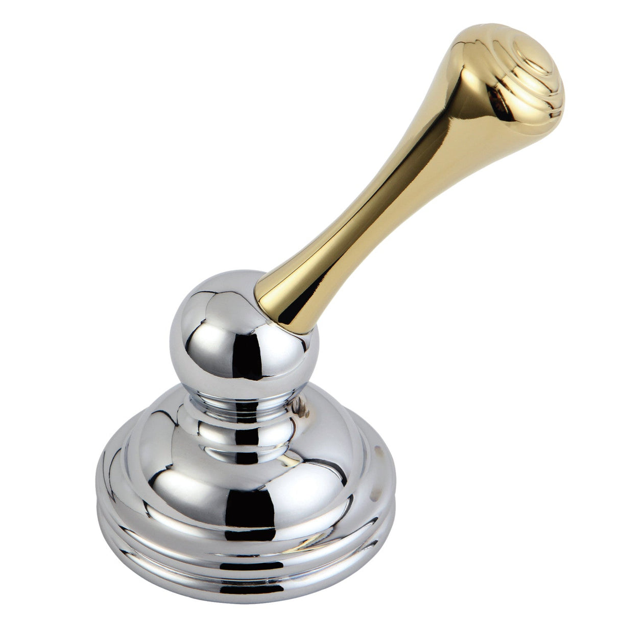 KBH3404BL Metal Lever Handle, Polished Chrome/Polished Brass