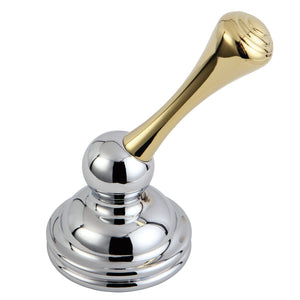 KBH3404BL Metal Lever Handle, Polished Chrome/Polished Brass
