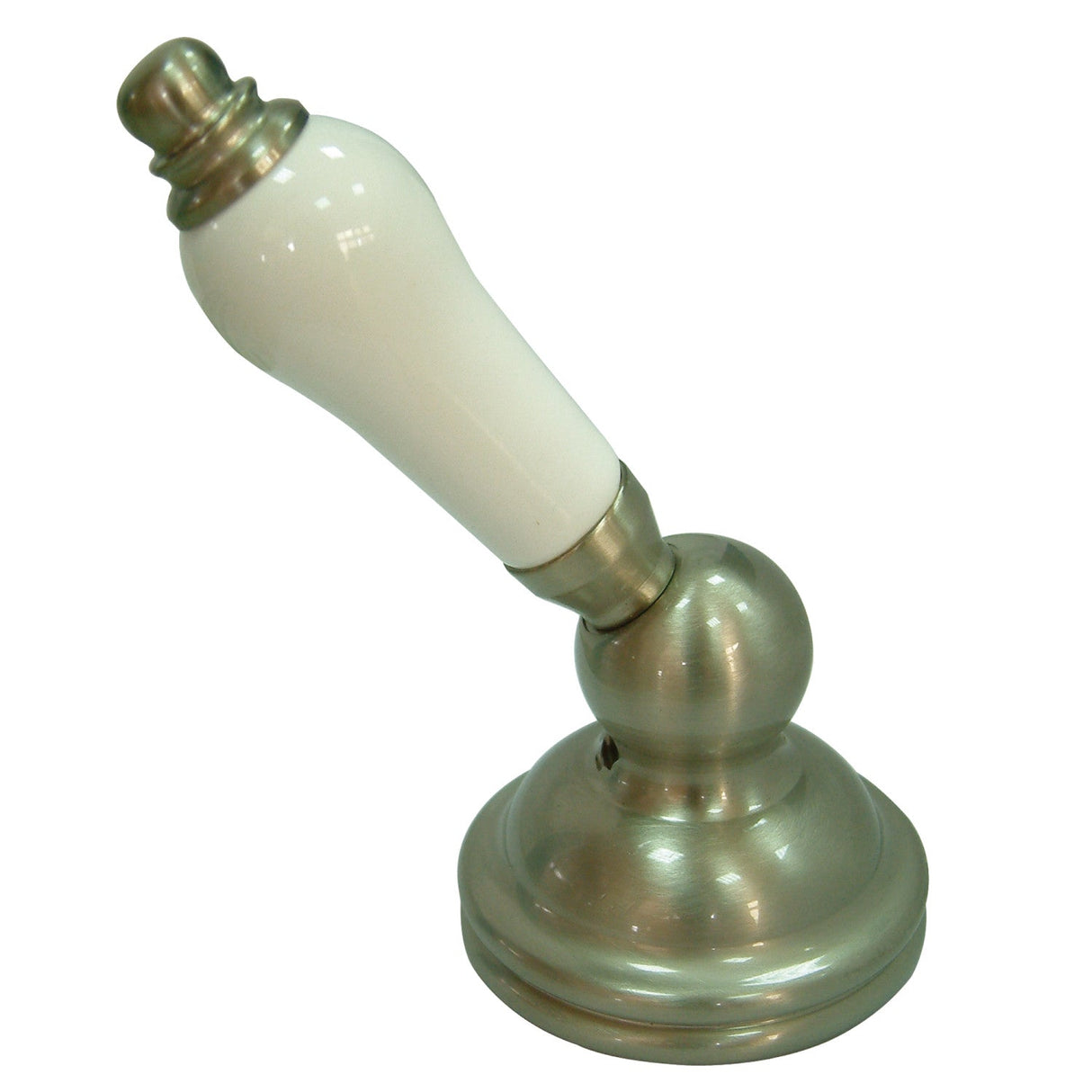 KBH3408PL Porcelain Lever Handle, Brushed Nickel