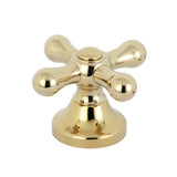 KBH3632AX Metal Cross Handle, Polished Brass