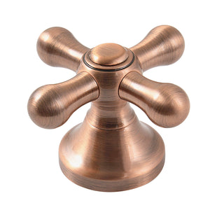 KBH363AXAC Metal Cross Handle, Antique Copper
