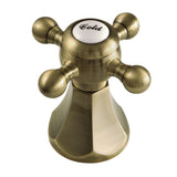 KBH4463BXC Cold Metal Cross Handle, Antique Brass
