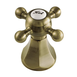 KBH4463BXH Hot Metal Cross Handle, Antique Brass