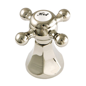KBH4466BXH Hot Metal Cross Handle, Polished Nickel