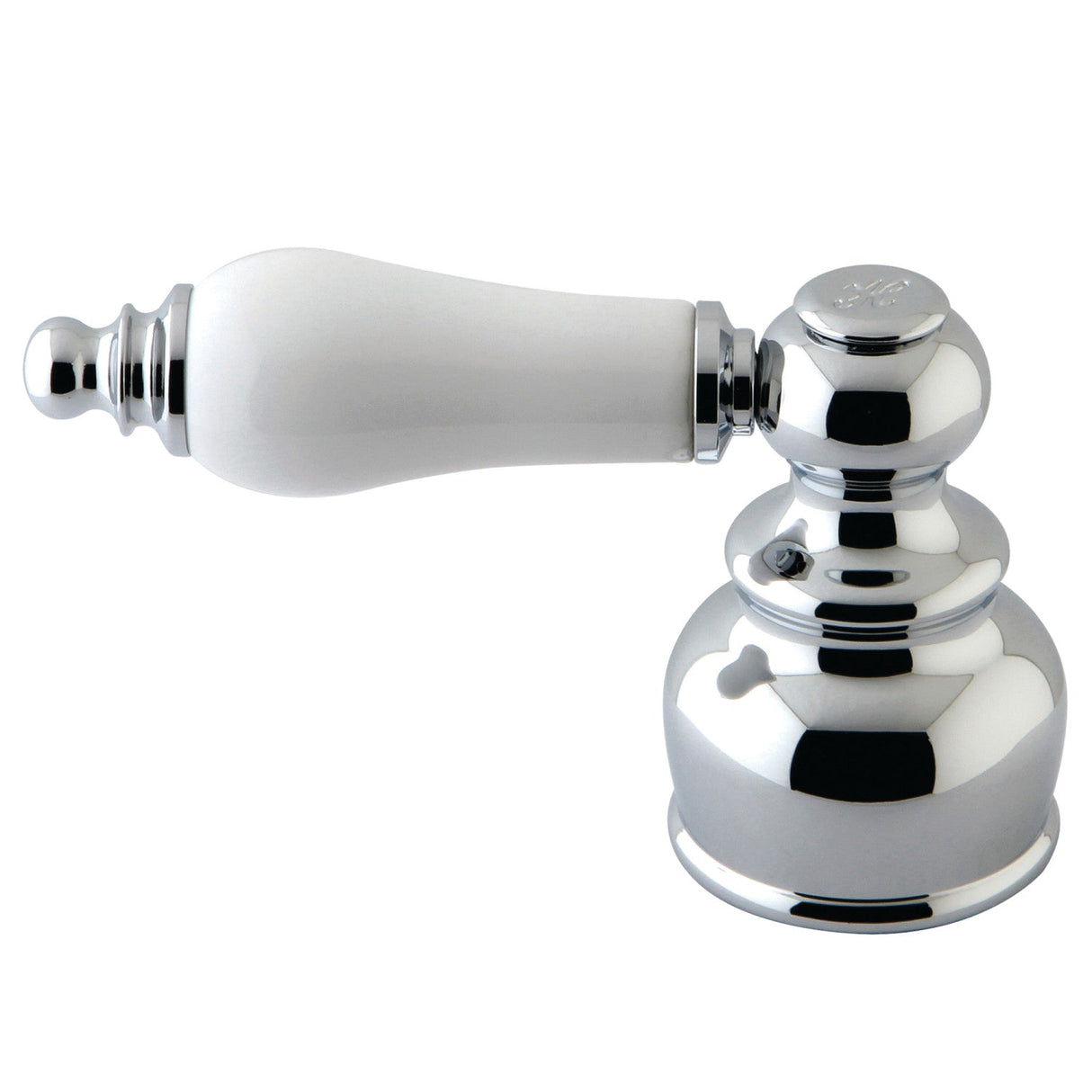 KBH601BH Hot Porcelain Lever Handle, Polished Chrome