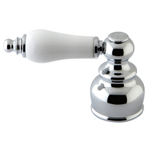 KBH601PLH Hot Porcelain Lever Handle, Polished Chrome