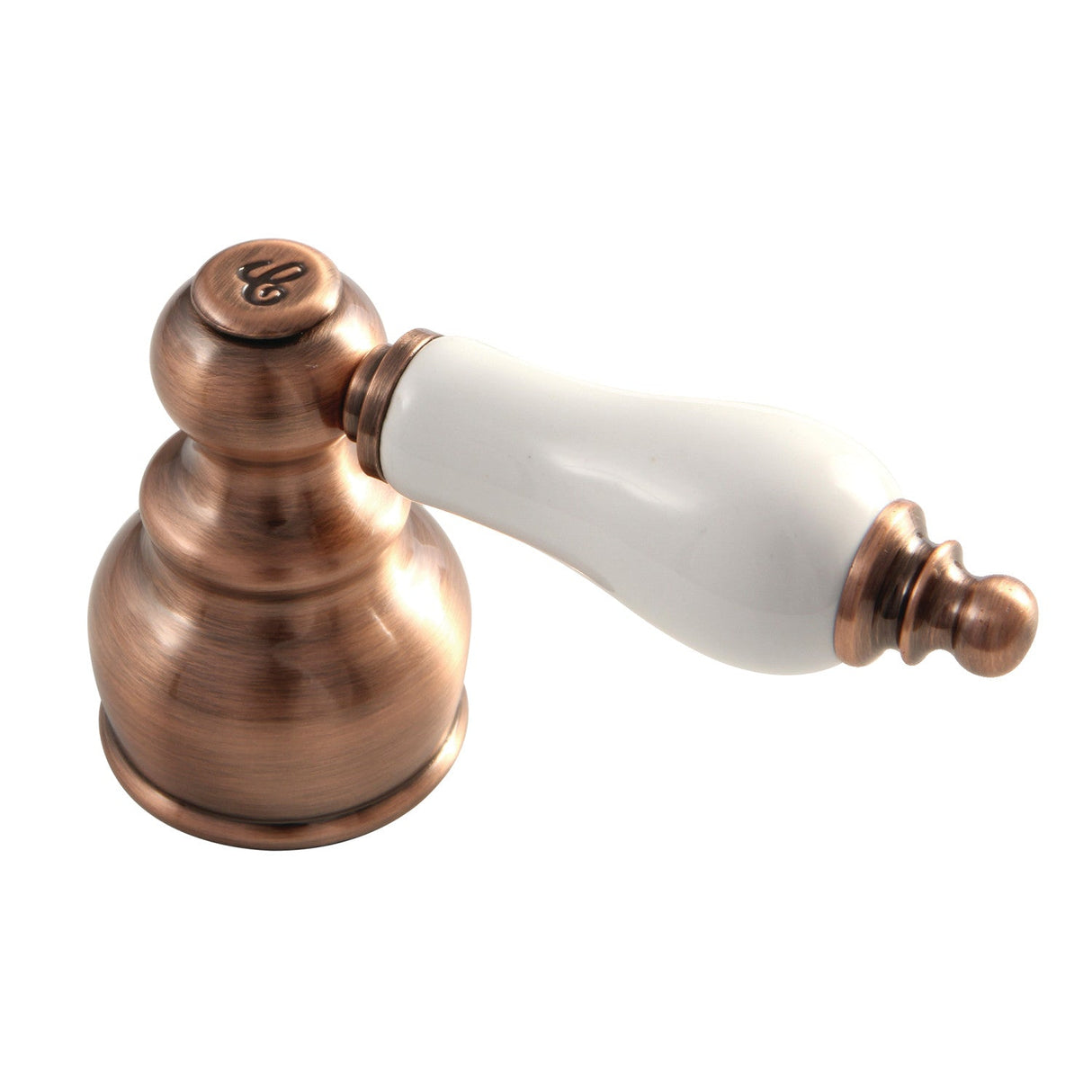 KBH606PLC Cold Porcelain Lever Handle, Antique Copper