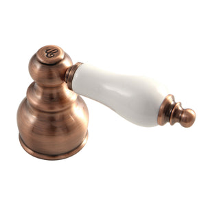 KBH606PLC Cold Porcelain Lever Handle, Antique Copper