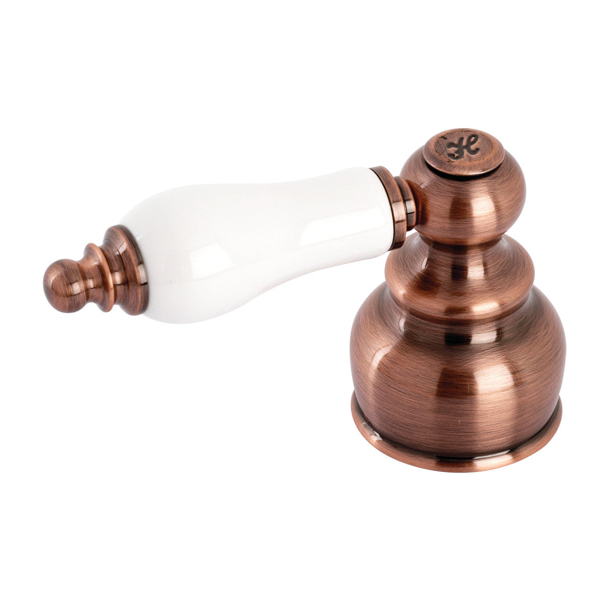 KBH606PLH Hot Porcelain Lever Handle, Antique Copper