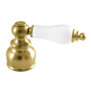 KBH607PLSBC Cold Porcelain Lever Handle, Brushed Brass