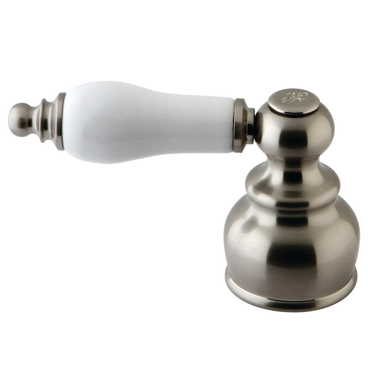 KBH608BH Hot Porcelain Lever Handle, Brushed Nickel