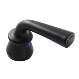 Restoration KBH620RXLC Cold Zinc Alloy Lever Handle, Matte Black