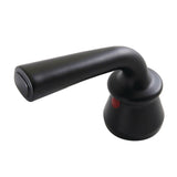 Restoration KBH620RXLH Hot Zinc Alloy Lever Handle, Matte Black