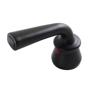 Restoration KBH620RXLH Hot Zinc Alloy Lever Handle, Matte Black