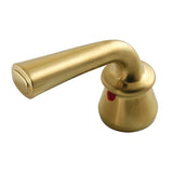 Restoration KBH627RXLSBH Hot Zinc Alloy Lever Handle, Brushed Brass