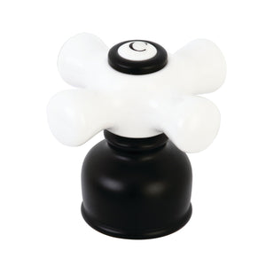 KBH720PXC Cold Porcelain Cross Handle, Matte Black