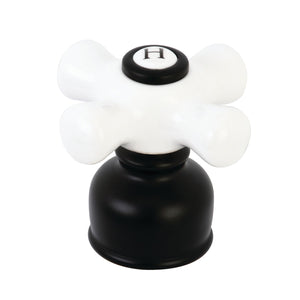 KBH720PXH Hot Porcelain Cross Handle, Matte Black