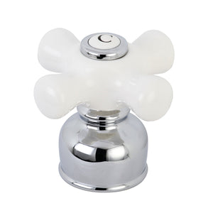 KBH721PXC Cold Porcelain Cross Handle, Polished Chrome