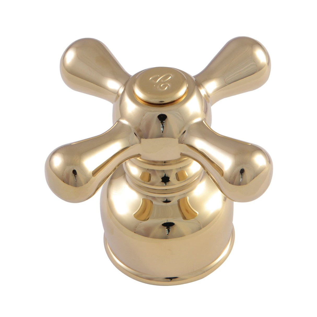 KBH722AXC Cold Metal Cross Handle, Polished Brass