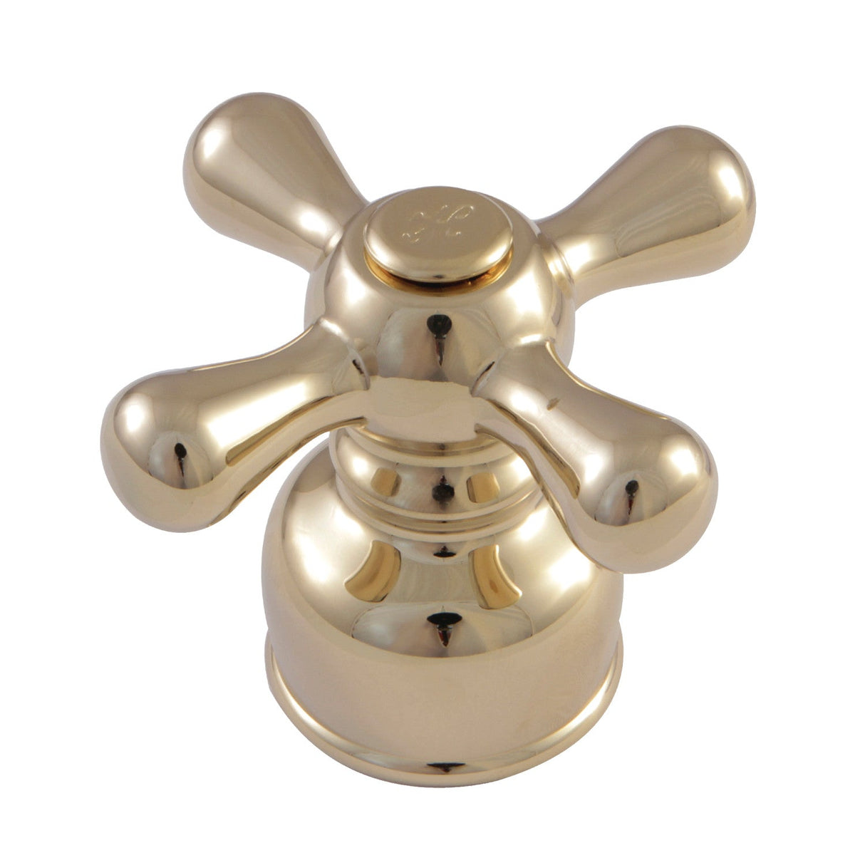 KBH722AXH Hot Metal Cross Handle, Polished Brass