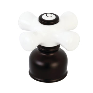 KBH725PXC Cold Porcelain Cross Handle, Oil Rubbed Bronze