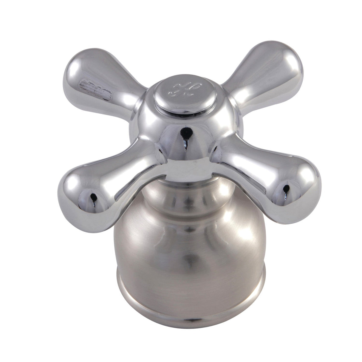 KBH727AXH Hot Metal Cross Handle, Brushed Nickel/Polished Chrome