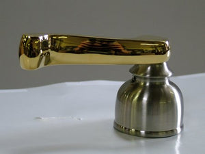 KBH8629H Hot Metal Lever Handle, Brushed Nickel/Polished Brass