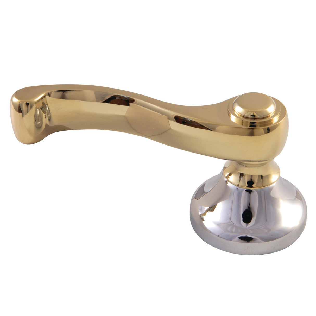 KBH8634FL Metal Lever Handle, Polished Chrome/Polished Brass