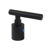 Manhattan KBH8660CMLC Cold Metal Lever Handle, D Type, Matte Black