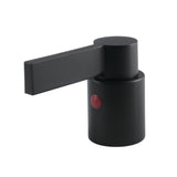NuvoFusion KBH8660NDLH Hot Metal Lever Handle, Matte Black