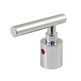 Manhattan KBH8661CMLH Hot Metal Lever Handle, D Type, Polished Chrome