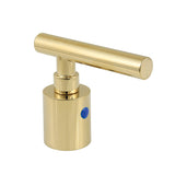 Manhattan KBH8662CMLC Cold Metal Lever Handle, D Type, Polished Brass