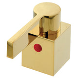 KBH8662NQLH Hot Metal Lever Handle, Polished Brass