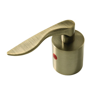 Serena KBH8663SVLH Hot Metal Lever Handle, Antique Brass