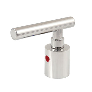 Manhattan KBH8666CMLH Hot Metal Lever Handle, D Type, Polished Nickel