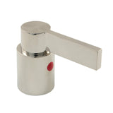 NuvoFusion KBH8666NDLH Hot Metal Lever Handle, Polished Nickel