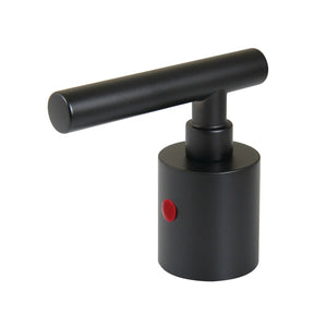 Manhattan KBH8960CMLH Hot Metal Lever Handle, D Type, Matte Black