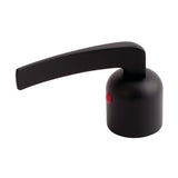 Centurion KBH8960EFLH Hot Metal Lever Handle, Matte Black