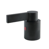 NuvoFusion KBH8960NDLH Hot Metal Lever Handle, D Type, Matte Black