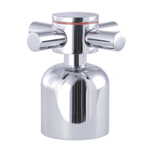 Concord KBH8961DXH Hot Metal Cross Handle, Polished Chrome