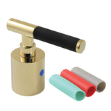 Kaiser KBH8962CKLC Cold Metal Lever Handle, Polished Brass