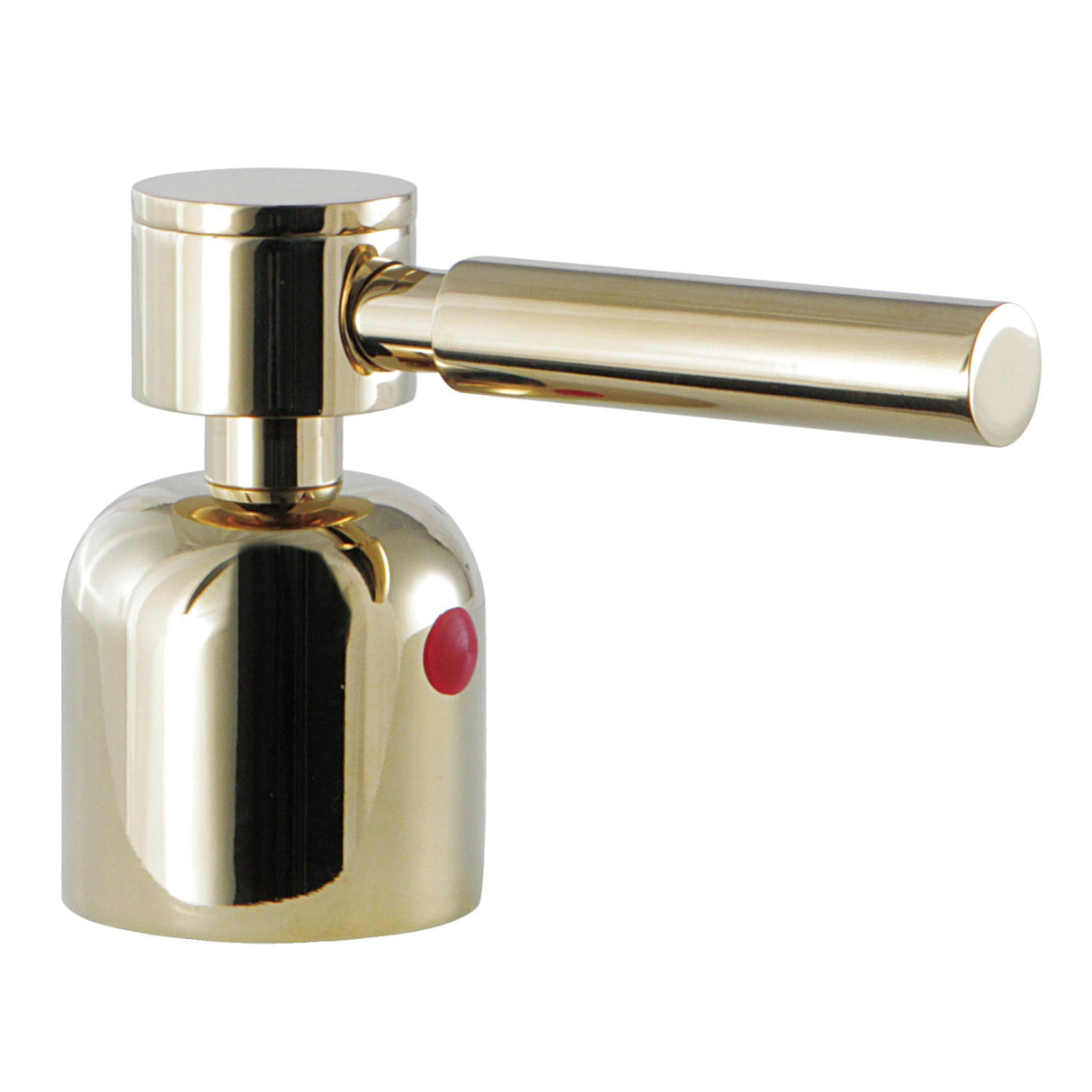 Concord KBH8962DLH Hot Metal Lever Handle, Polished Brass
