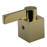 KBH8962NQLH Hot Metal Lever Handle, Polished Brass