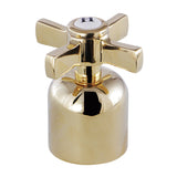 Millennium KBH8962ZXH Hot Metal Cross Handle, Polished Brass
