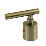 Manhattan KBH8963CMLH Hot Metal Lever Handle, D Type, Antique Brass