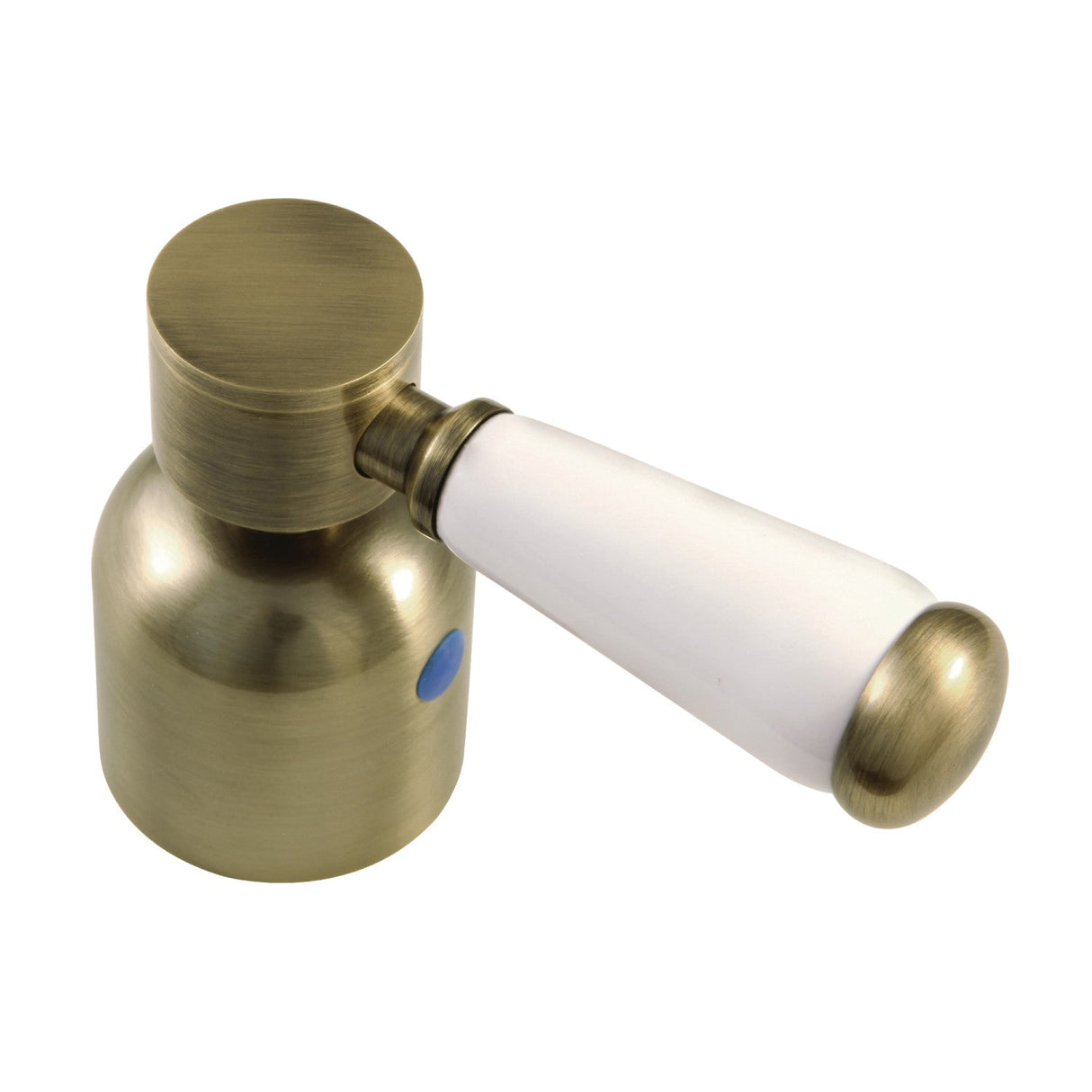 Paris KBH8963DPLC Cold Porcelain Lever Handle, Antique Brass
