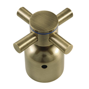 Concord KBH8963DXC Cold Metal Cross Handle, Antique Brass