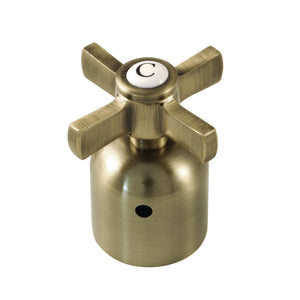 Millennium KBH8963ZXC Cold Metal Cross Handle, Antique Brass